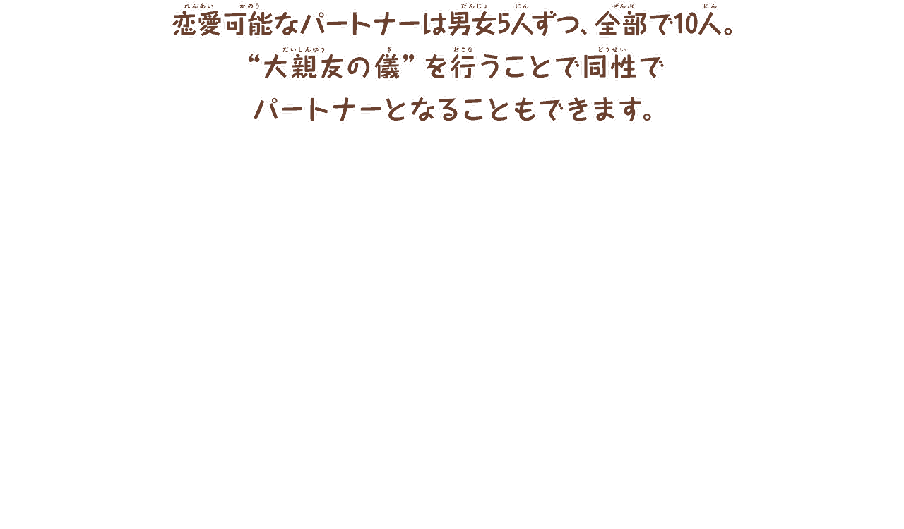 小さな街だけど、住人たちの様々な人間模様、
        生活を垣間見ることがきます。