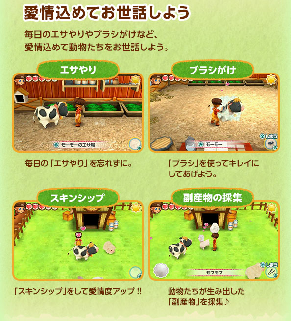 愛情込めてお世話しよう