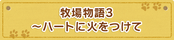 牧場物語3 ～ハートに火をつけて